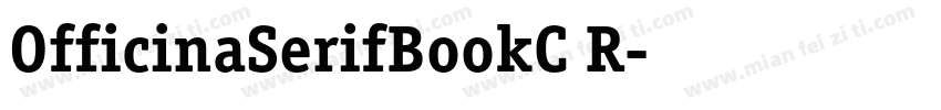 OfficinaSerifBookC R字体转换